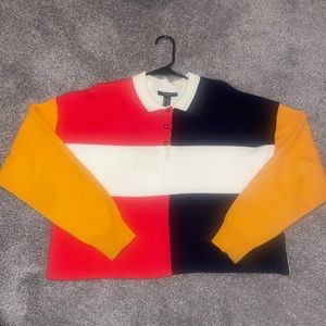 multi-colored sweater from Forever 21
